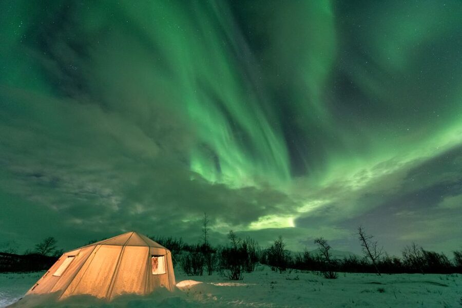 Abisko: National Park Northern Lights Photo Tour - The guides shape the night