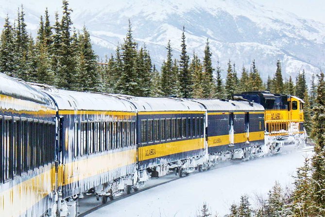 Alaska Railroad Aurora Winter Anchorage to Fairbanks One Way - Leaving Anchorage at 8:30 am