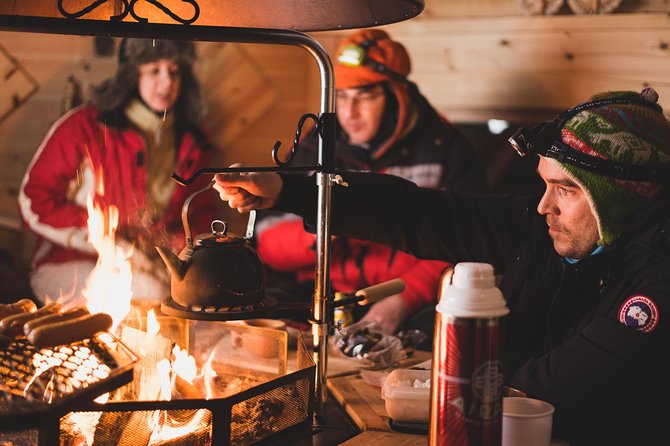 Arctic lake Aurora Hunt, in a cozy Lappish Tipi - What the $156.38 price includes