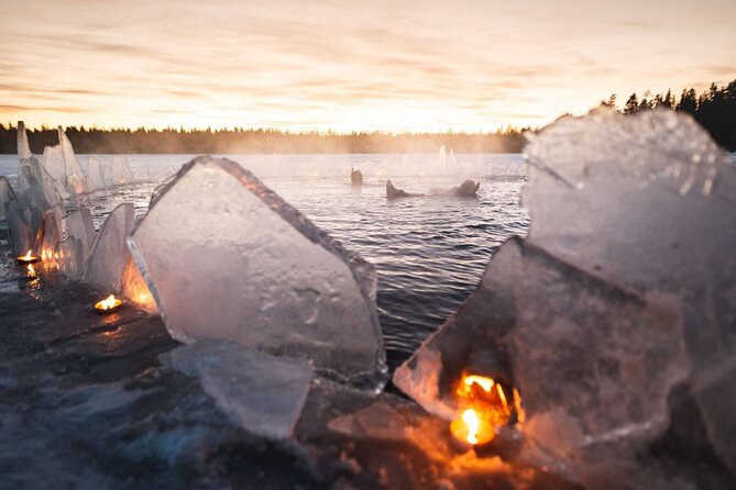 Aurora Arctic Ice Floating in Rovaniemi, Small-group - Warming up with blueberry juice and cookies