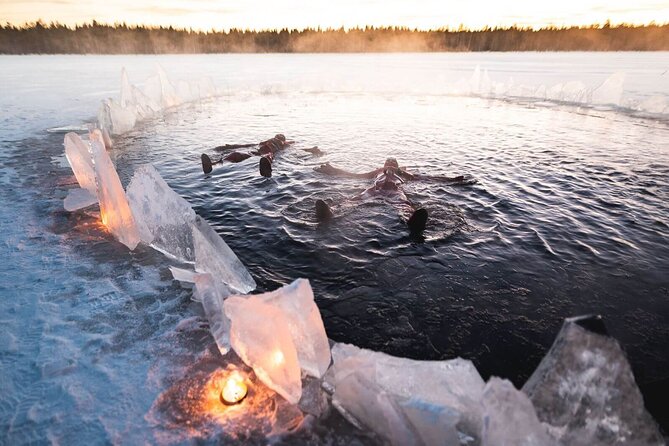 Ice floating, Rovaniemi