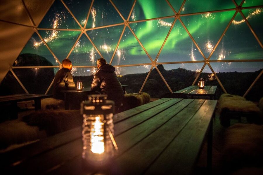 Aurora Basecamp: Northern Lights Nighttime Observation Tour - Inside the dome: your first lesson in the aurora