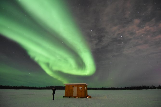 Aurora Borealis Viewing and Ice Fishing Adventure - The guides shape the night