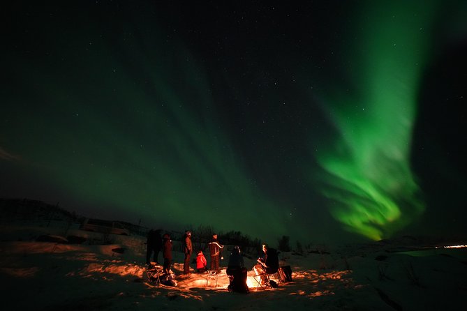 Aurora tour with free portrait and bonfire - What guides Mansoor, Aram, Adam, and Adil add