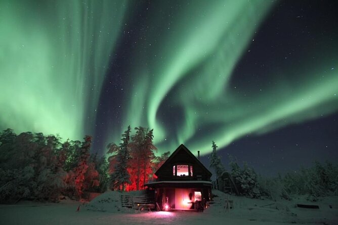 Aurora Viewing - Aurora Husky Lodge , Great view from top of the ridge - Why this Fairbanks aurora tour feels different