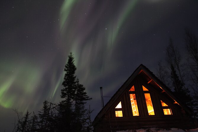 Aurora Viewing - Aurora Husky Lodge , Great view from top of the ridge - The late-night ride from Fairbanks to the ridge