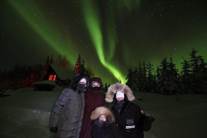 Aurora Viewing - Aurora Husky Lodge , Great view from top of the ridge - Camera help, phone photos, and tripod advice