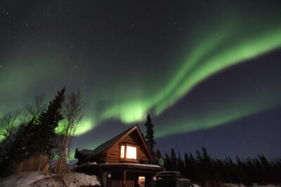 Aurora Viewing – Aurora Husky Lodge , Great view from top of the ridge