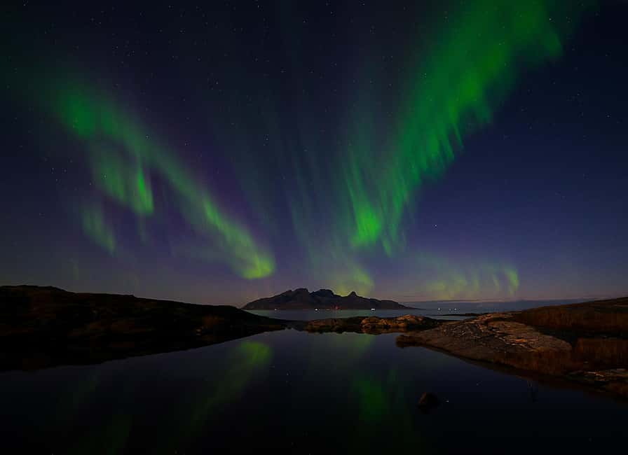 Bodø: Hunting The Northern Lights - Meeting the bus on Dronningens gate