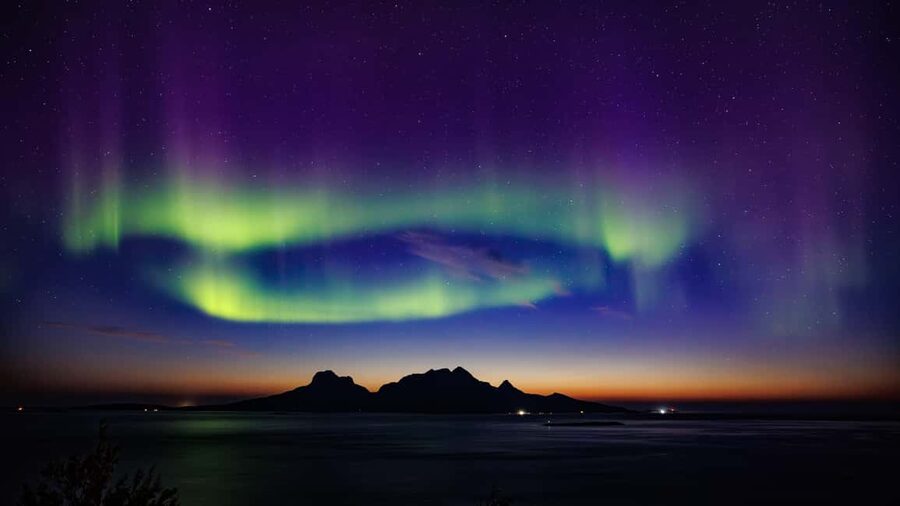 Bodø: Northern Lights safari - The first viewpoint: 30 minutes to get your bearings