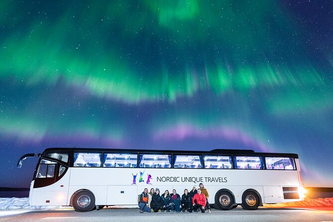 Bus Tour with Hunting Northern Lights - The first stop: a first check of the night sky