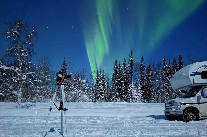 Dancing Lights in the Sky on an Aurora RV Tour Adventure - What happens during the four-hour route