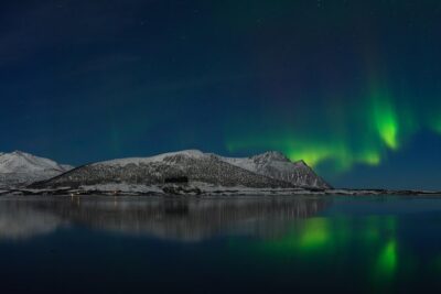 eBike Northern Lights tour by the bonfire