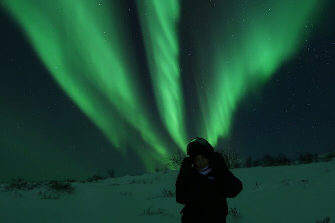 Enjoy the Aurora show on top of the mountain inc tipi dinner - Aurora photographs, camera, and tripod