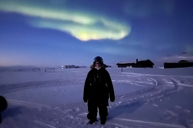 Evening Tour and Aurora Borealis Sightseeing in Norway by ATV - Riding out from Alta into the Arctic night