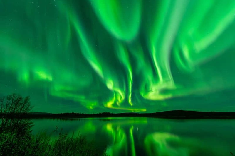 Experience the majestic Auroras Kiruna-Abisko & lodge dinner - A Lapland dinner before the night drive