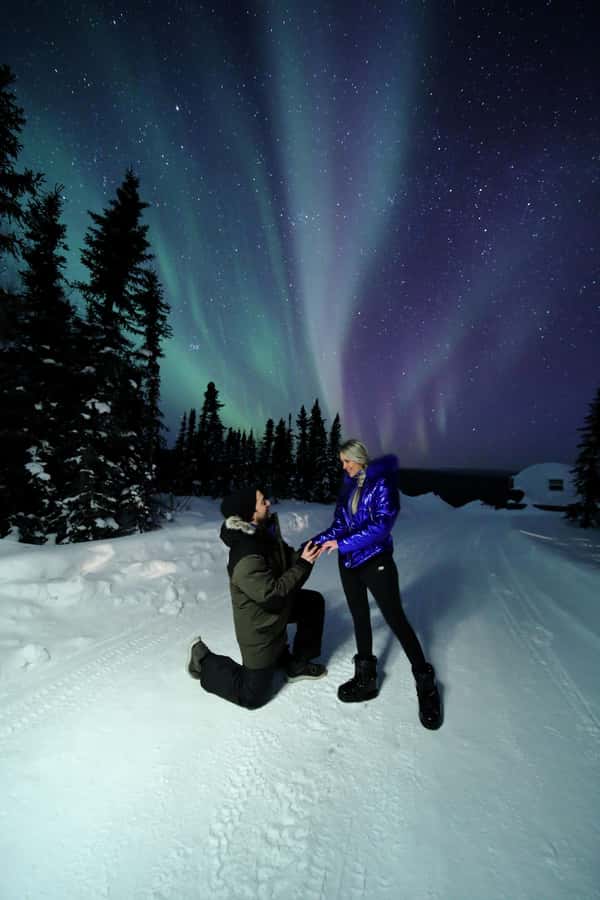 Fairbanks: Northern Lights Adventure with Photos & HOT PIZZA - What happens when clouds move in