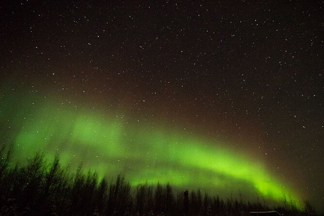 Fall Aurora Mushing Cart Ride Bucket List Adventure - Warming up in the Mongolian yurt