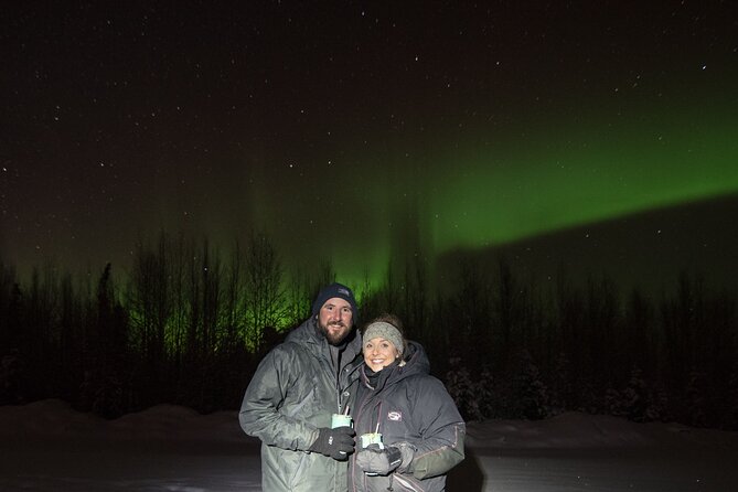 Fall Aurora Mushing Cart Ride Bucket List Adventure - Meeting the dogs before the run