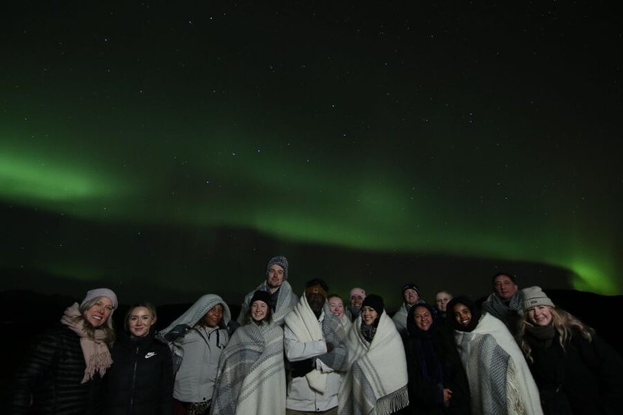 From Reykjavik: Northern Lights Tour with Hot Cocoa & Photos - The secret stop and changing route