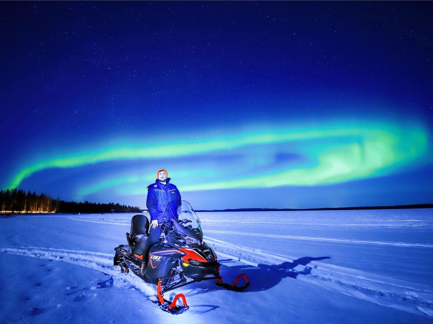 From Rovaniemi: Searching Aurora with Snowmobile - Finding a good place for the Northern Lights