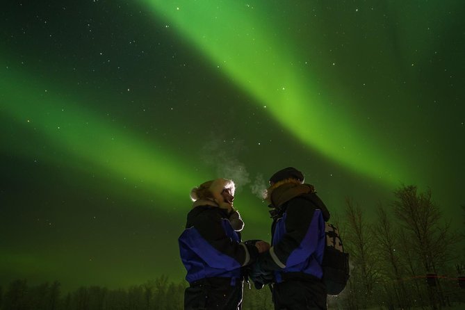 From Saariselkä: Northern lights tour to Lake Inari, incl. dinner - Watching for the aurora over Lake Inari