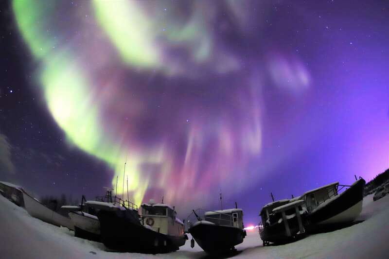 From Yellowknife: Northern Lights Bus Tour with Photos - My call on the Yellowknife aurora bus tour