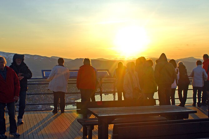 Highway to Heaven - Aurora Cable Car Transfer in Tromsø - Crossing Tromsø Bridge toward the Cable Car