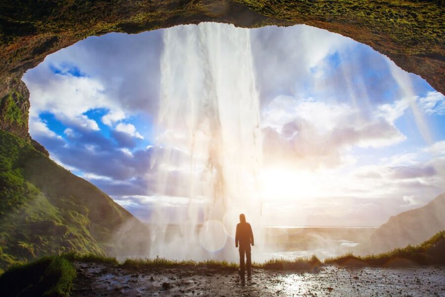 Iceland: South Coast and Northern Lights Tour - Seljalandsfoss and the wet walk behind the falls