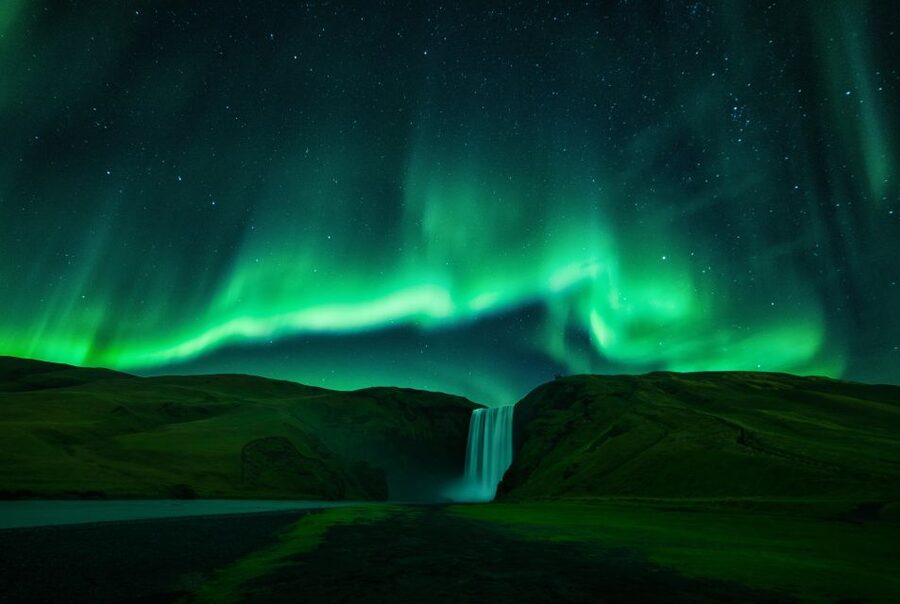 Iceland: South Coast and Northern Lights Tour - Skógafoss, power and a higher view