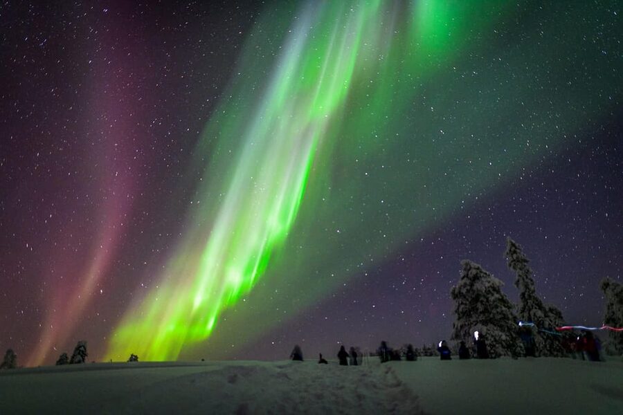 Inari: Northern Lights Hunt Snowmobile Safari - A five-hour ride into the dark