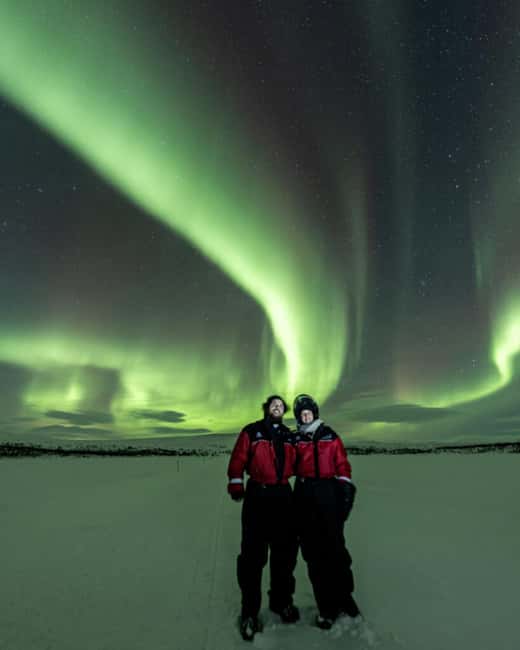 Kilpisjärvi: Northern Lights Snowmobile Tour with Photos - Key points at a glance