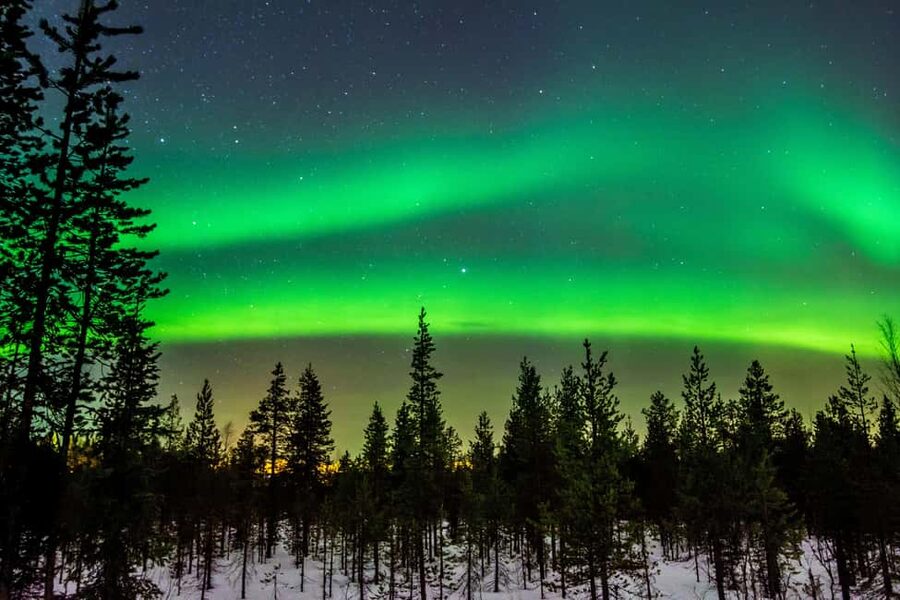 Levi: Northern Lights Hunt with Hot Drink - What happens at the two or three viewing locations