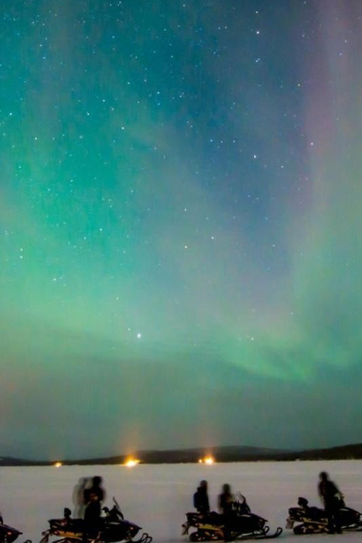 Levi: Northern Lights Snowmobile Safari and Campfire Picnic - Searching the sky for the Northern Lights