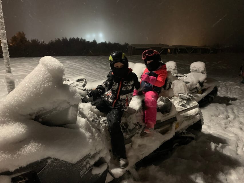 Levi: Northern Lights Snowmobile Safari and Campfire Picnic - How the family arrangement works