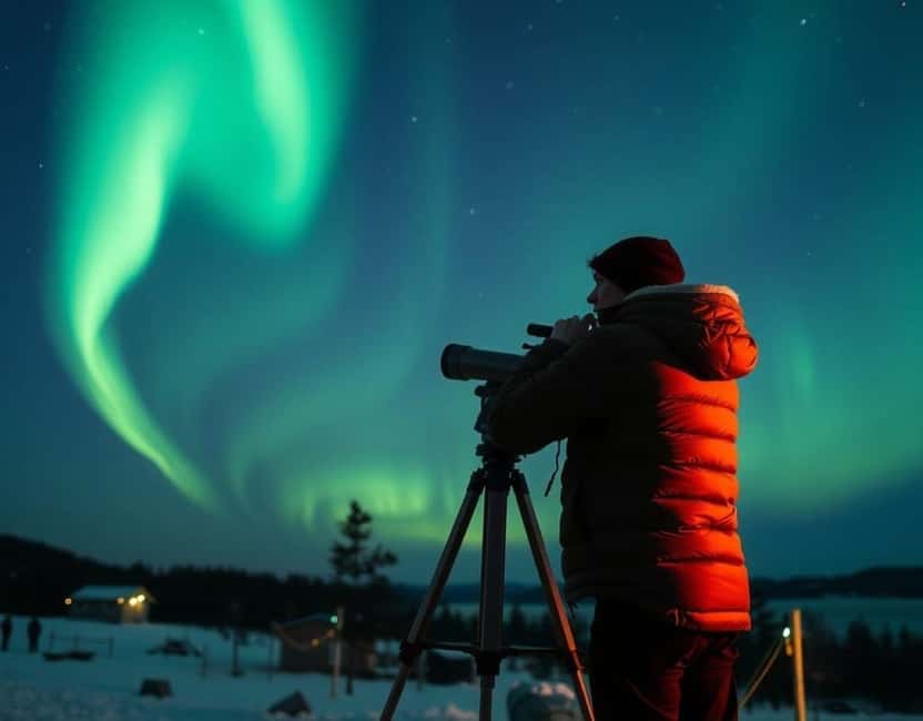 Levi: Northern Lights Tour and Stargazing by Telescope - Rautusjärvi brings the silence