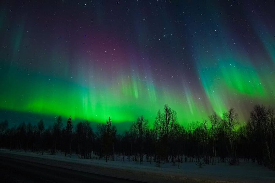 Levi: Northern Lights Tour with Guaranteed Sightings - What the Aurora looks like in person