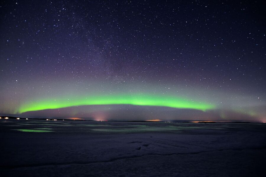 Luleå : Northern Lights Tour on a Snowmobile drawn Sled - The science and uncertainty of the Aurora Borealis