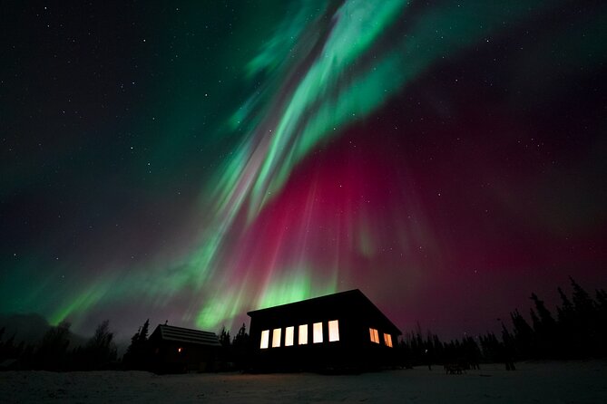 Mountaintop 360° Best Alaskan Cabin with Photography @Aurora Camp - The evening at Murphy Dome
