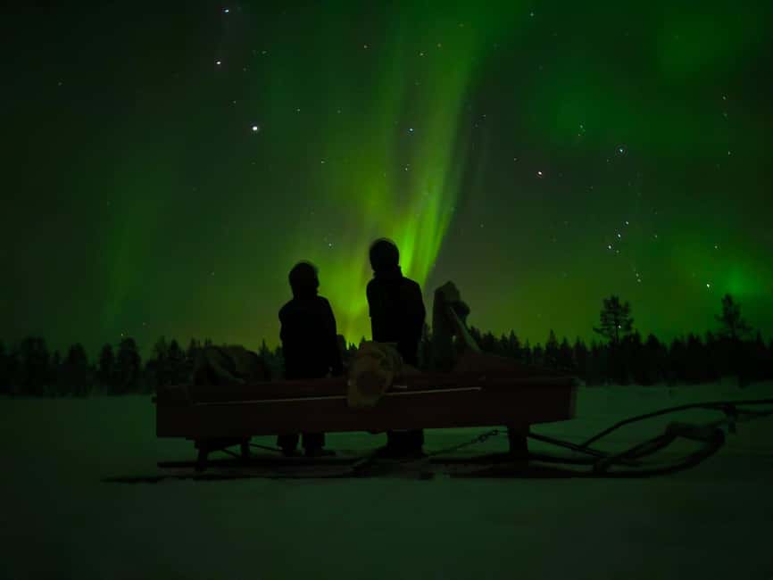 Muotkantunturi Park, Inari - Intense Northern Lights on a Lappish Sleigh - Why this Muotkantunturi sleigh ride feels different