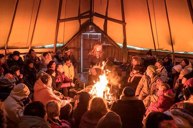 Night Reindeer Sledding with Camp Dinner and Chance of Northern Lights - Northern lights: a lucky extra, not the reason to book