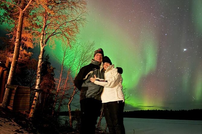 Northern Lights Adventure in the Wild with Campfire Treats - Leaving Levi for a darker sky