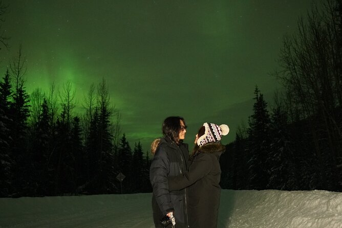 Northern lights and Aurora Photgraphy with Warm Geodesic Dome - The dome, bonfire, and homestead feel