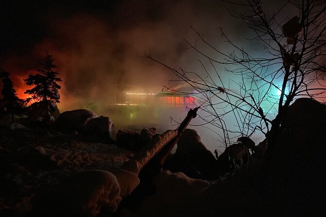 Northern Lights at Chena Hot Springs - A warm start to a cold Fairbanks night