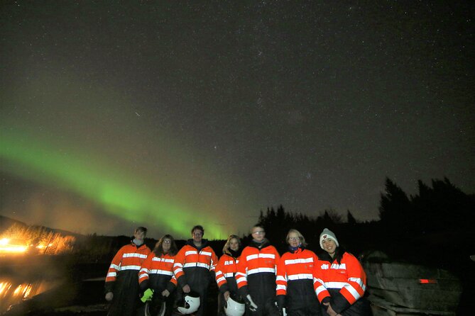 Northern Lights ATV Quad Adventure from Reykjavik - Riding toward Hafravatn and Mount Hafrafell
