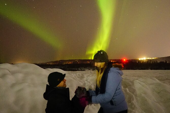Northern Lights (Aurora Borealis Viewing) Chasing with Photography in Fairbanks - A cold, simple setup with no restroom