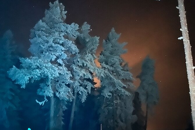 Northern Lights dinner in a Glass Igloo - The snowmobile and frozen-lake part
