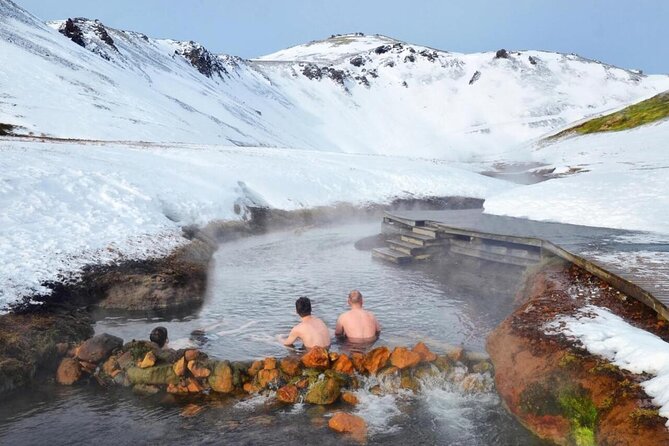 Northern Lights Hike to Reykjadalur Hot River - The first hour on the trail