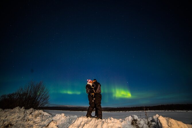 Northern Lights Hunt from Rovaniemi with Folk Tales and Snacks over Campfire - How strong is the Aurora promise?
