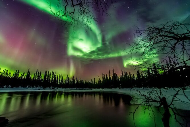 Northern Lights Hunt Including Snacks on Campfire from Rovaniemi - The campfire, tent, and one-hour wait